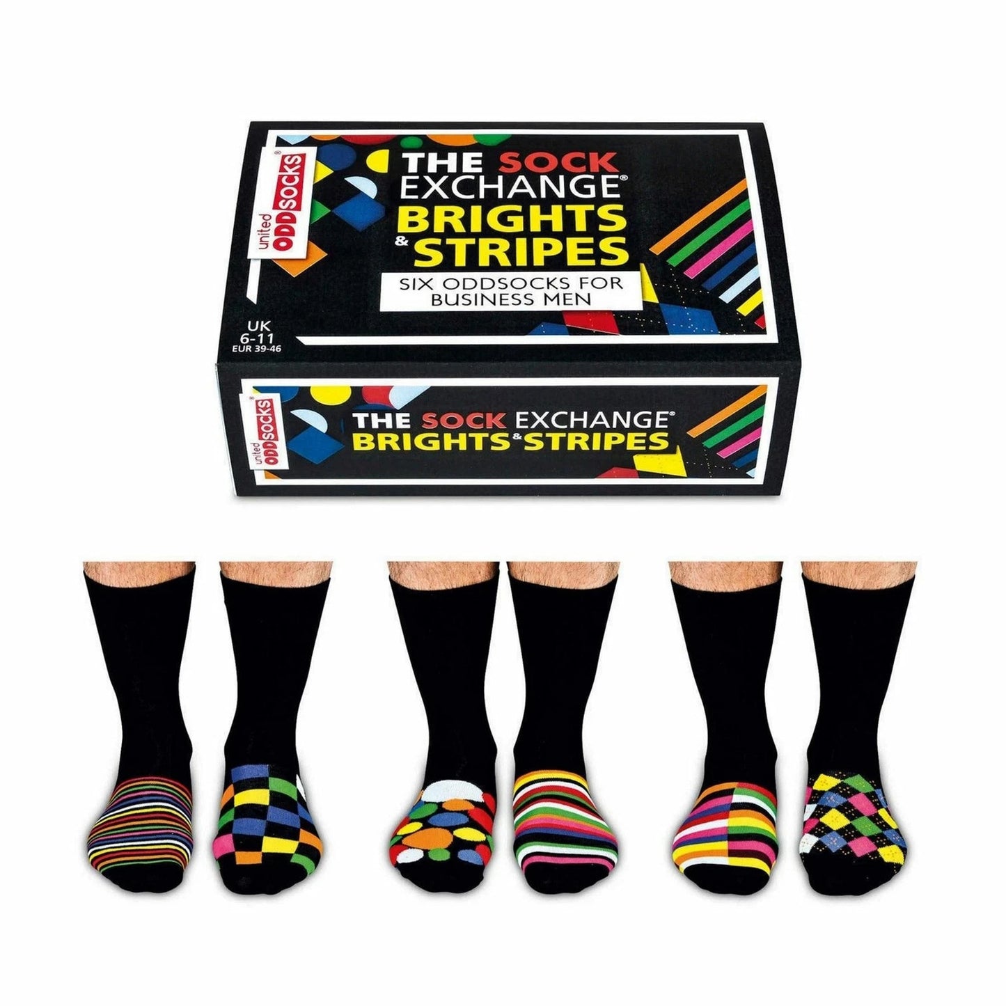 United Oddsocks - The Sock Exchange Brights and Stripes Socks