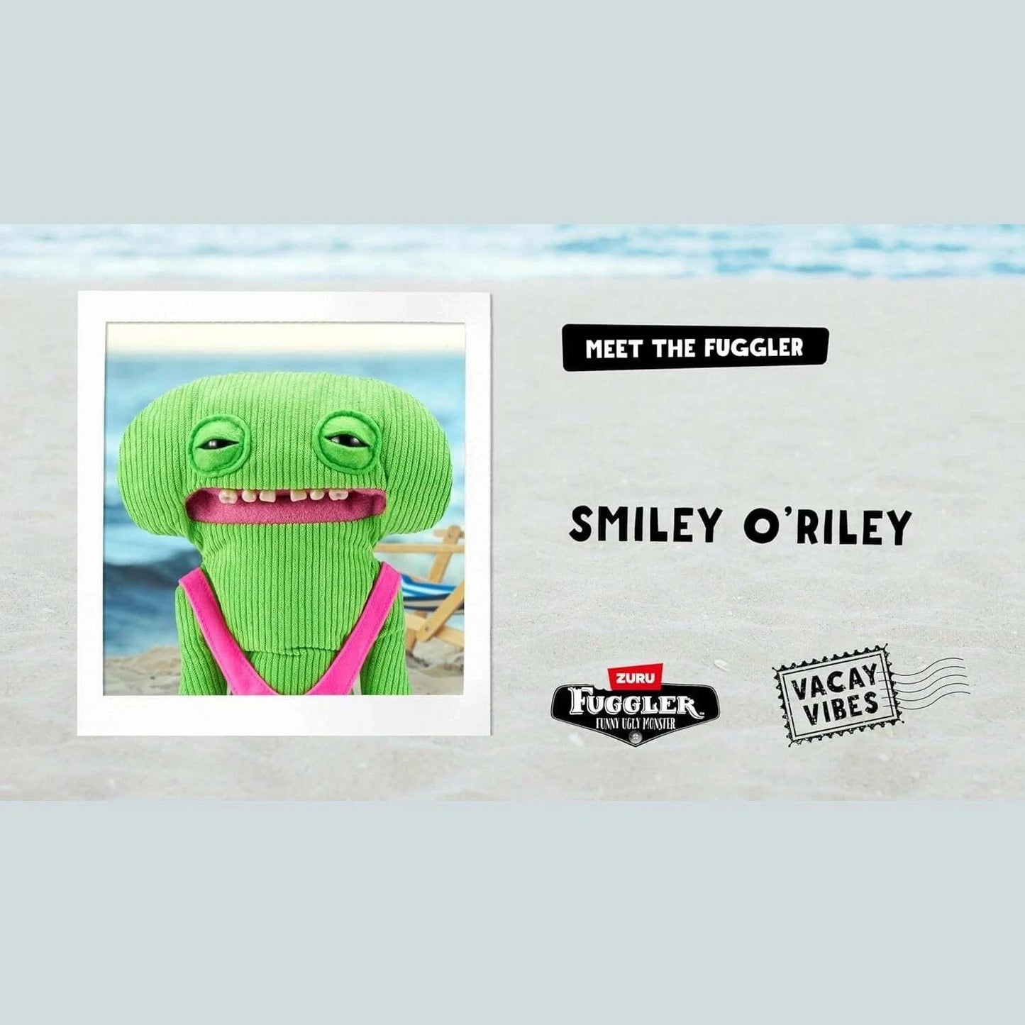 Fuggler 9" Soft Plush Toy Vacay Vibes - Smiley O Riley