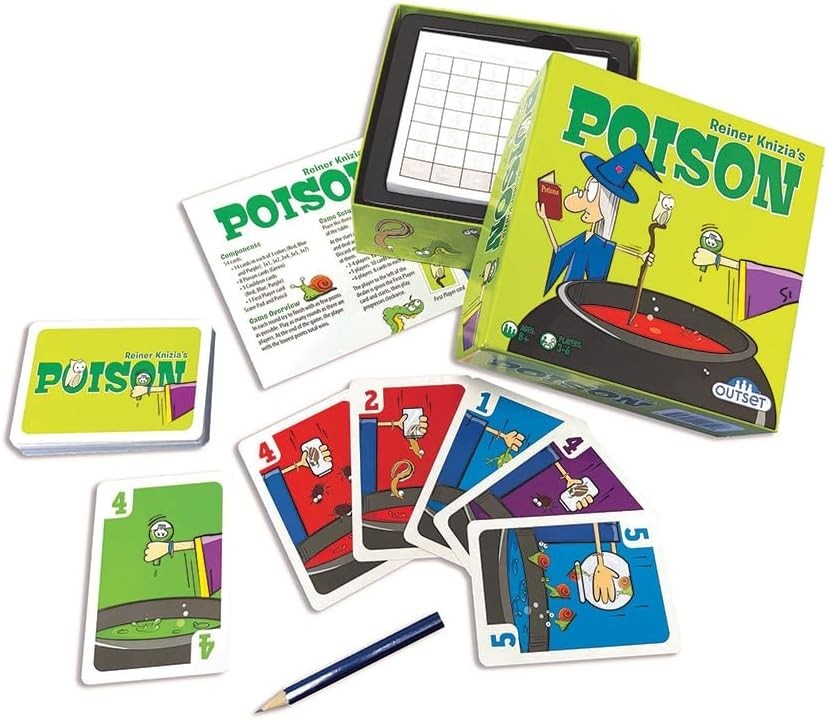 Cheatwell Games Poison Card Game | The Wicked Card Game Full Of Poison