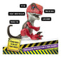Untamed Face of Dino - Red - WAS £15.99 NOW £12.99
