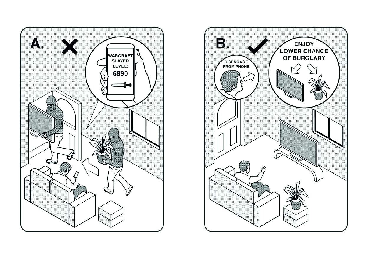 Stop Looking at Your Phone: A Helpful Guide by Son of Alan (Hardcover - NEW!)