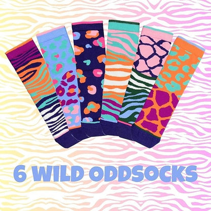 United Oddsocks Get Spotted 6 Odd Socks Gift Box-Ladies Size 4-8