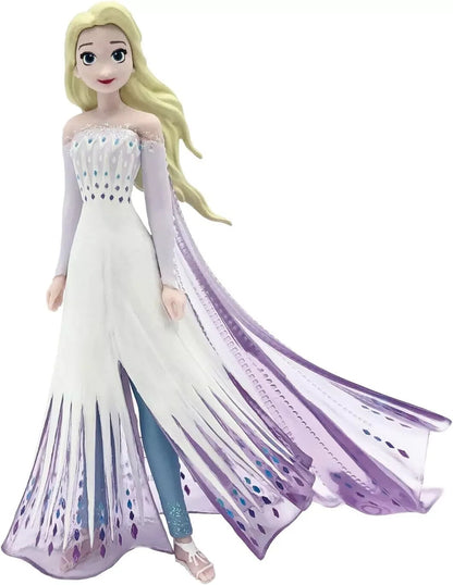 Bullyland 13415-100 Years Disney Toy Figures Set with Princess Elsa in 4 Variati
