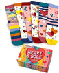 UNITED ODDSOCKS HEART AND SOLE SOCKS SIX ODD SOCKS FOR LADIES  6 - 11 GIFT IDEA