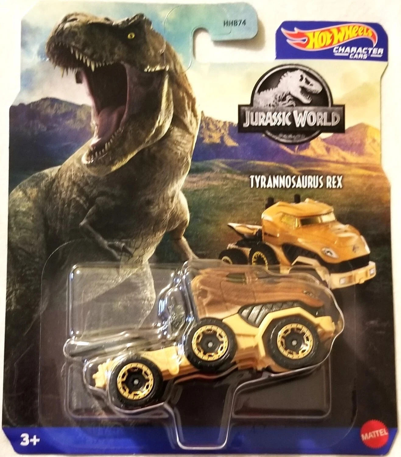 Hot Wheels Character Cars - Jurassic World Tyrannosaurus Rex (HXC96)