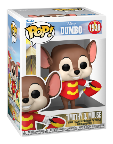 Pop! Vinyl - Disney Dumbo - Timothy Q. Mouse 1536 - WAS £12.99 NOW £9.99