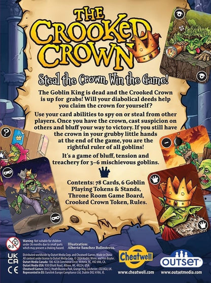 Outset Media The Crooked Crown - Strategy Card Game