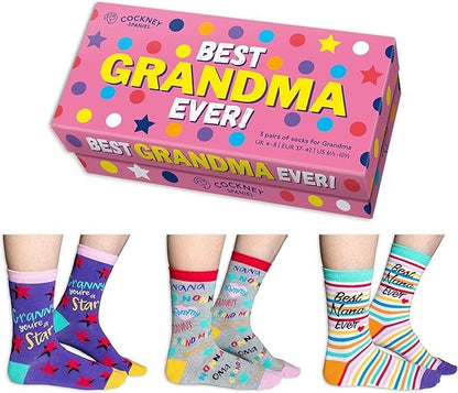 COCKNEY SPANIEL BEST GRANDMA EVER! SOCKS