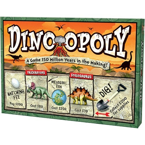 Dino-Opoly Family Board Game By Cheatwell - (NEW!)