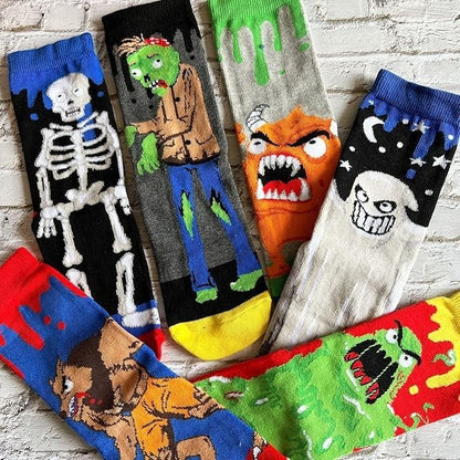 UNITED ODDSOCKS BOYS THE ZOMBODIES SOCKS 6 ODD ZOMBIE SOCKS CHILDRENS UK 12- 5.5