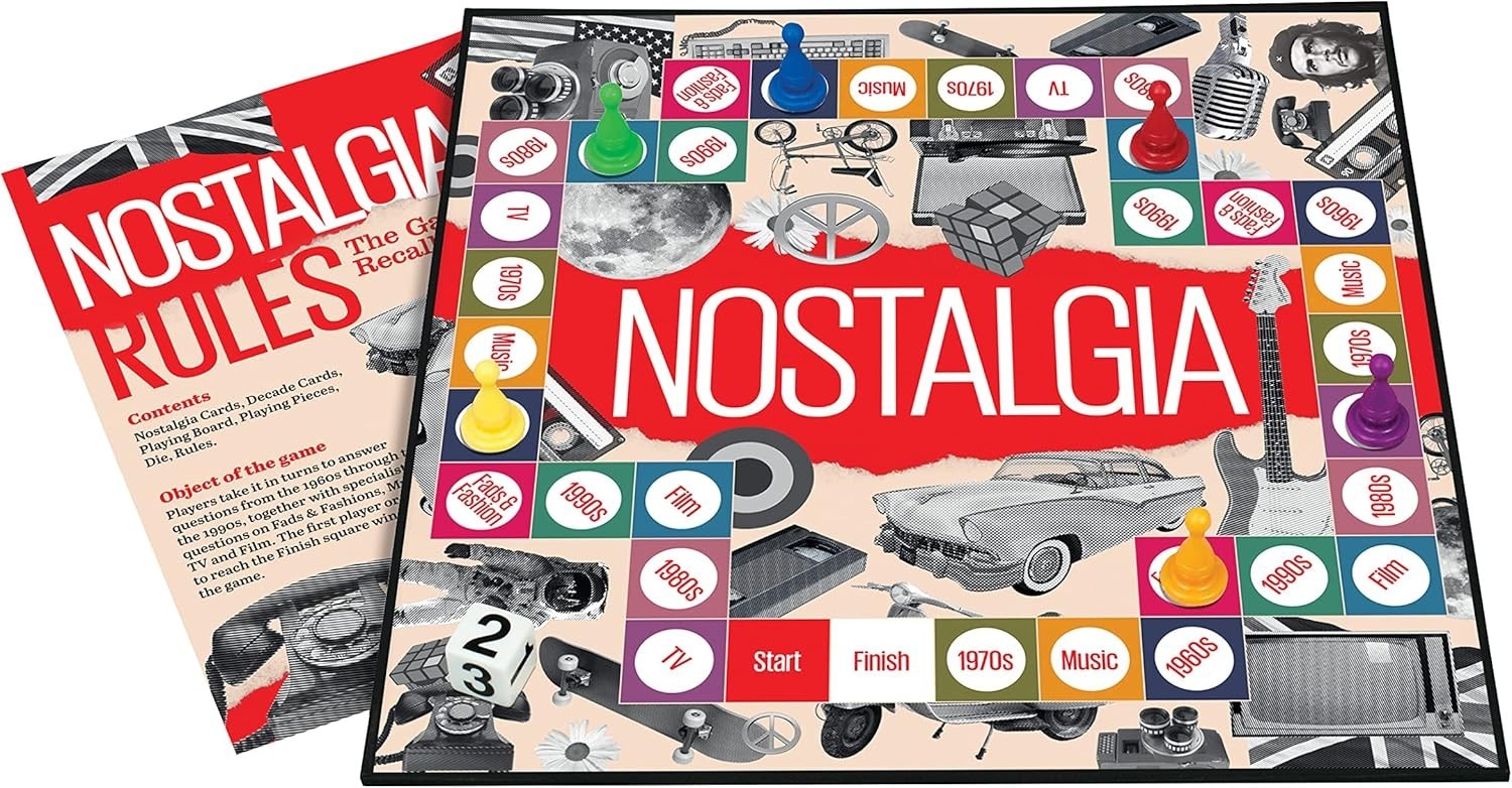 Cheatwell Games Nostalgia Board Game The Game that Recalls the Past