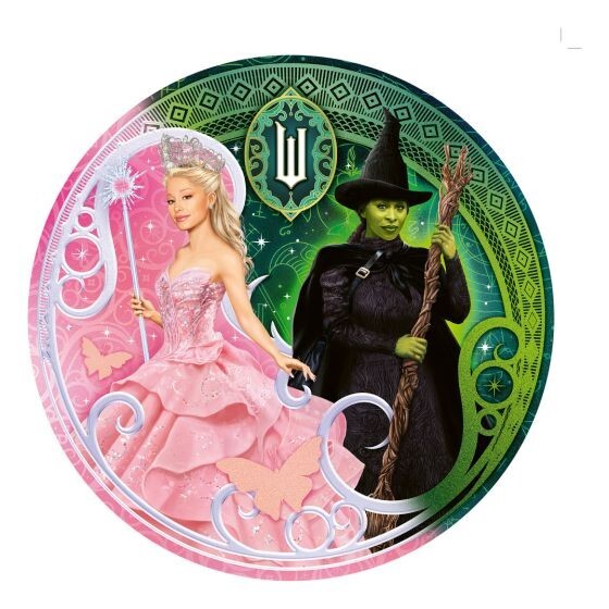 Wicked the Movie Circular 500 Piece Puzzle Glinda Elphaba -Was £14.99 NOW £8.99