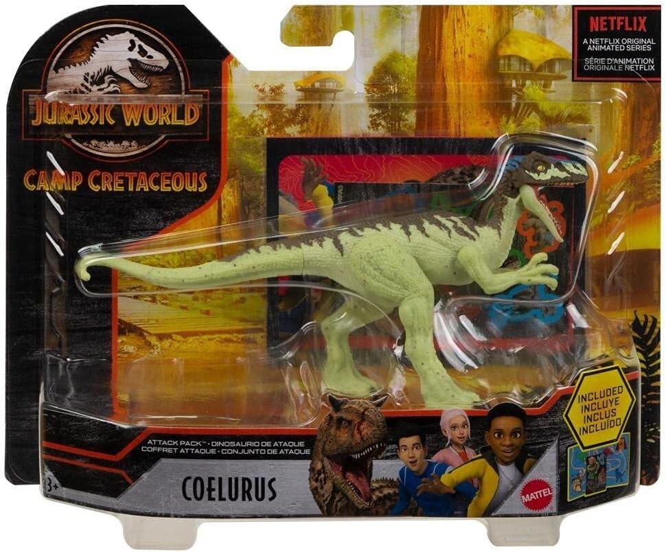 Mattel Jurassic World Attack Pack 16 cm Action Figure - Coelurus GVF32 (NEW!)