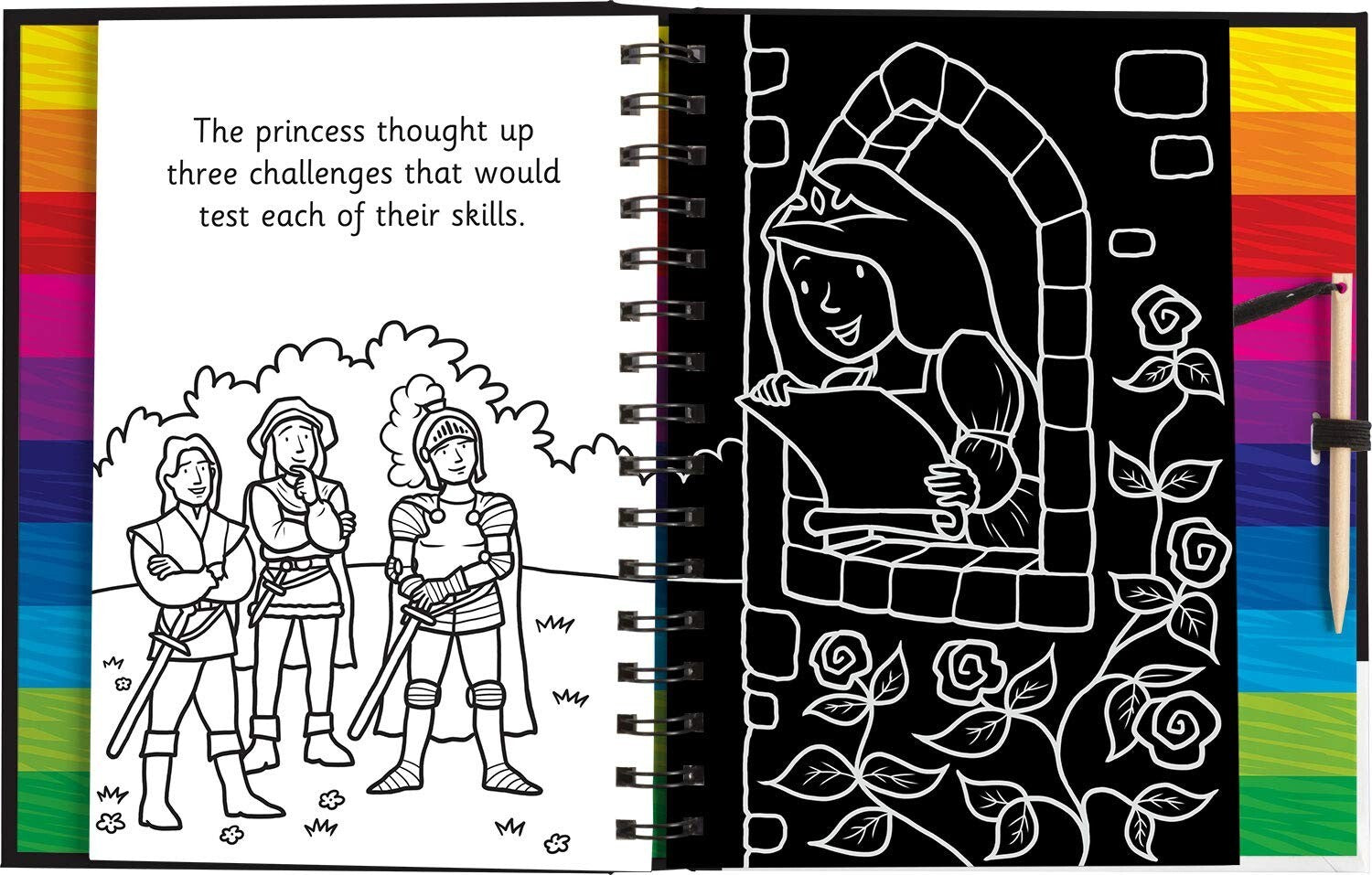 Scratch & Draw Princess - Scratch Art Activity Book (NEW & SEALED!)