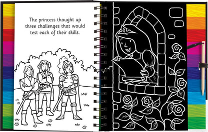 Scratch & Draw Princess - Scratch Art Activity Book (NEW & SEALED!)
