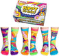 United Oddsocks Hippy Go Lucky Box of 6 Colourful Odd socks for Women UK4-8