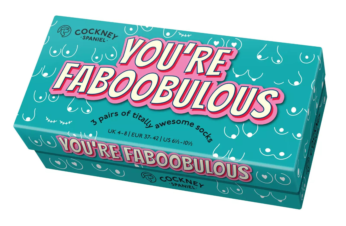 COCKNEY SPANIEL - YOU'RE FABOOBLOUS SOCKS