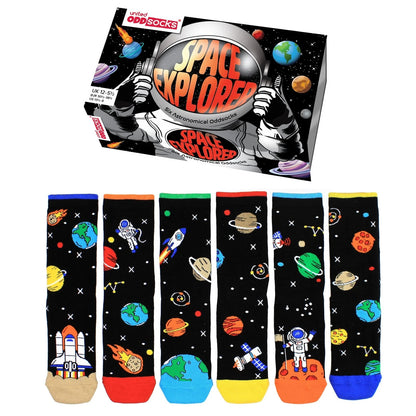 United Oddsocks Space Explorer socks Uk 12-5.5