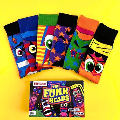ODDSOCKS THE FUNK HEAD SOCKS