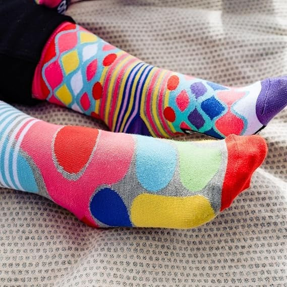 UNITED ODDSOCKS FOOT KANDY SIX PICK AND MIX ODD SOCKS LADIES UK 4 - 8 GIFT IDEA