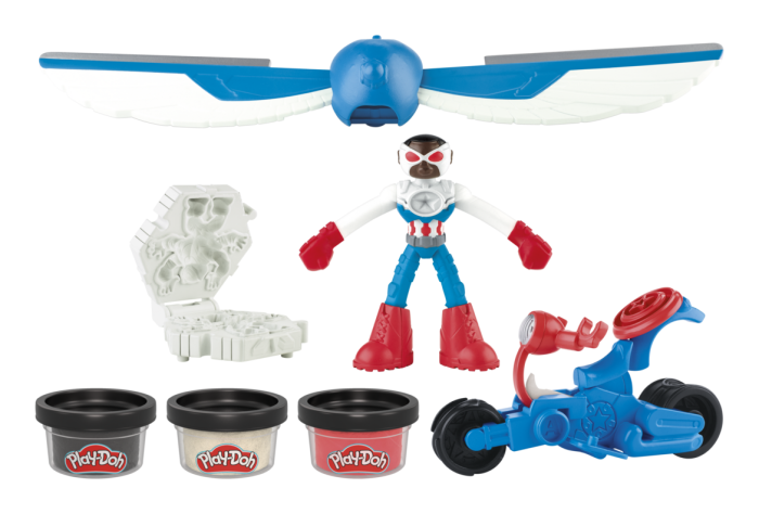Play-Doh Marvel Captain America Moto-Slicer with 3 Tubs - Was £12 NOW £7.49