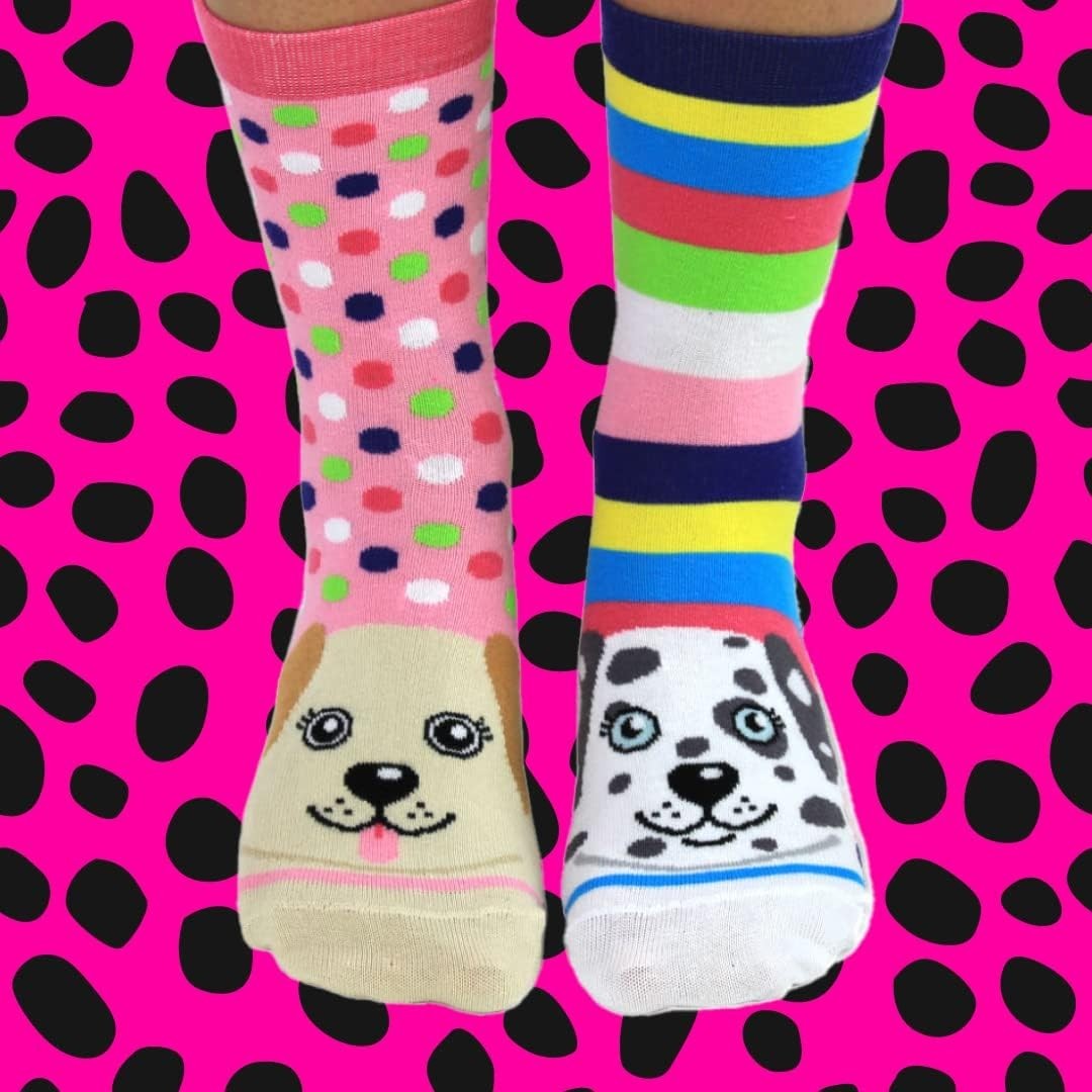 United Oddsocks Pawsome Odd socks Dog Puppy Women's Novelty UK 4- 8 Ideal Gift