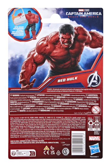 Marvel Avengers Epic Hero Series Captain America: Brave New World Red Hulk Actio