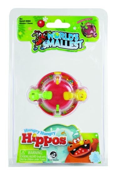 Worlds Smallest Hungry Hippos Board Game Mini BRAND NEW!!