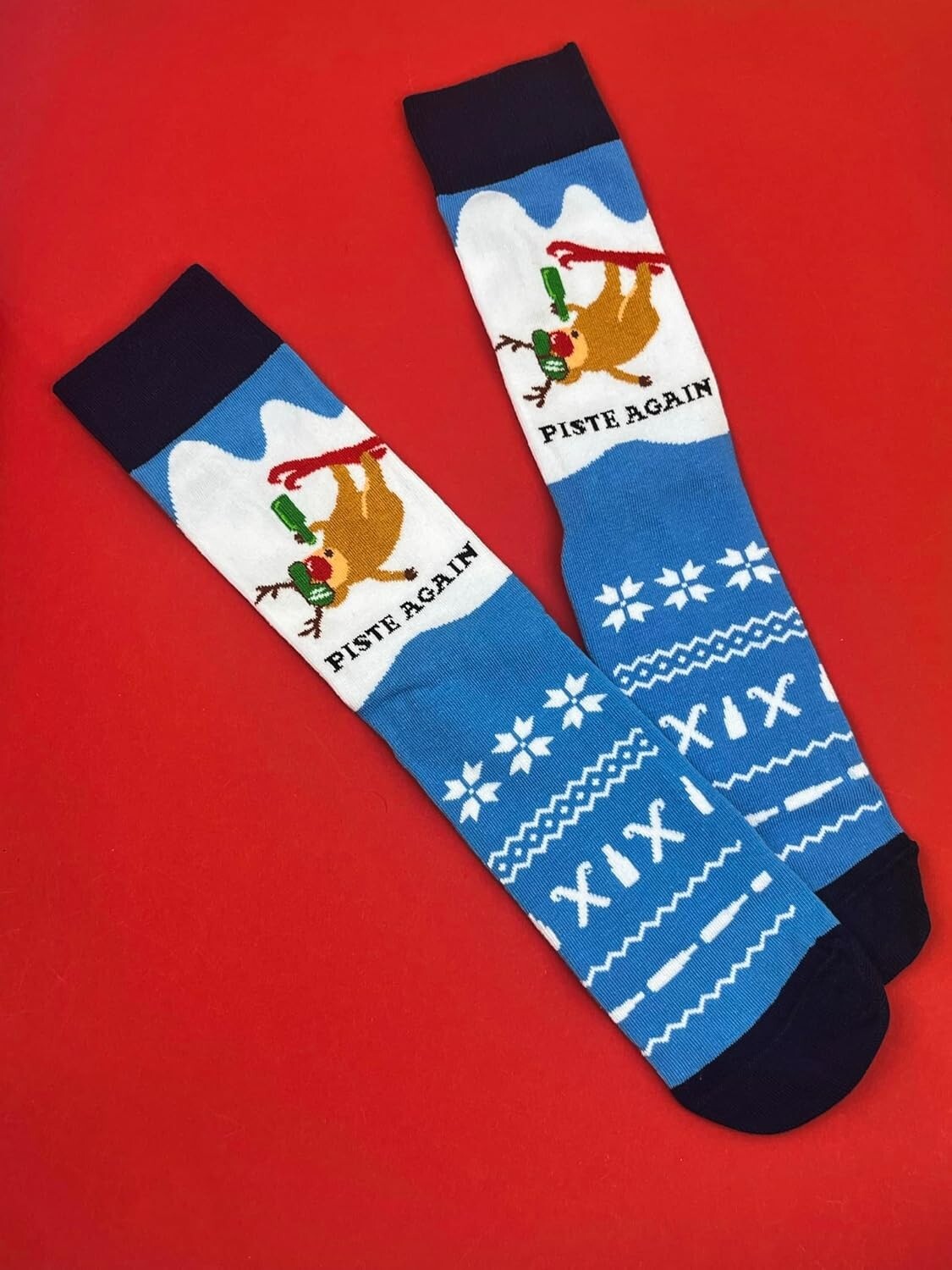 Cockney Spaniel Mens Novelty Christmas Funny Socks ReinBeers 3 Pairs Dad Gifts