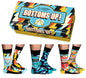 Beer Themed Men's Socks Gift Set - Bottoms Up by Cockney Spaniel - Gifts For Him