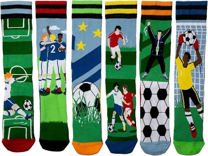 Mens Odd Socks Novelty Football Sport Funny United Oddsocks Free Kick 6-11