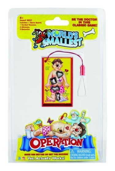World's Smallest OPERATION Board Game Toy Miniature
