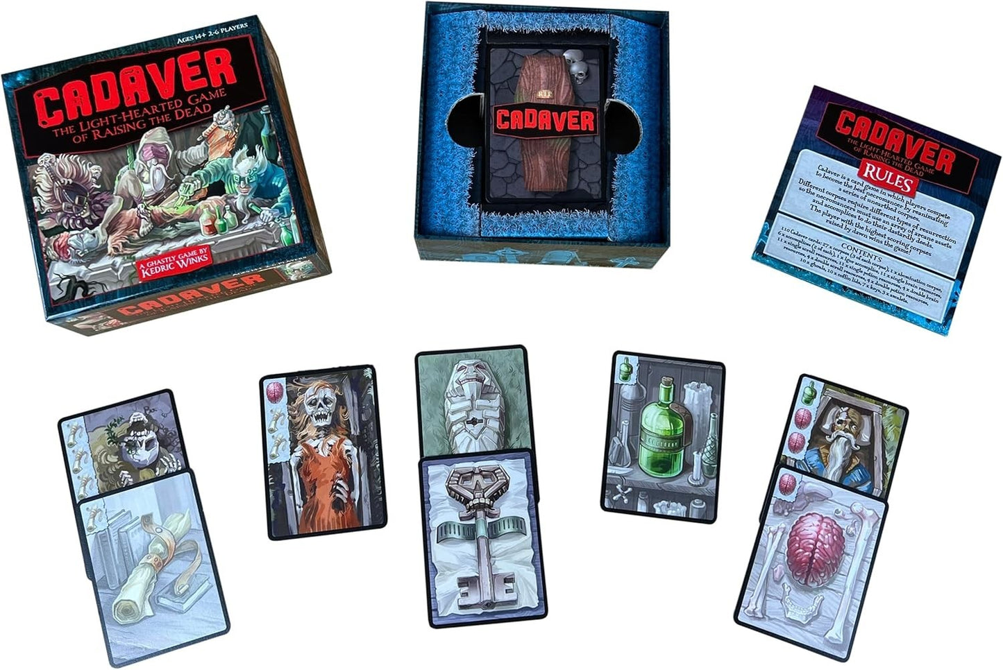 Cheatwell Games Cadaver Game The Light-Hearted Card Game Of Raising Dead