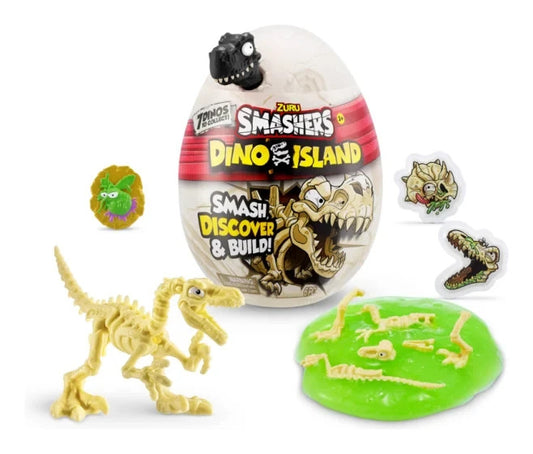 Zuru Smashers Dino Island Nano Egg Random Assorted Styles Age 5+ New