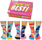 United Oddsocks You're The Best 6 Odd Socks Gift Box-Ladies Size 4-8