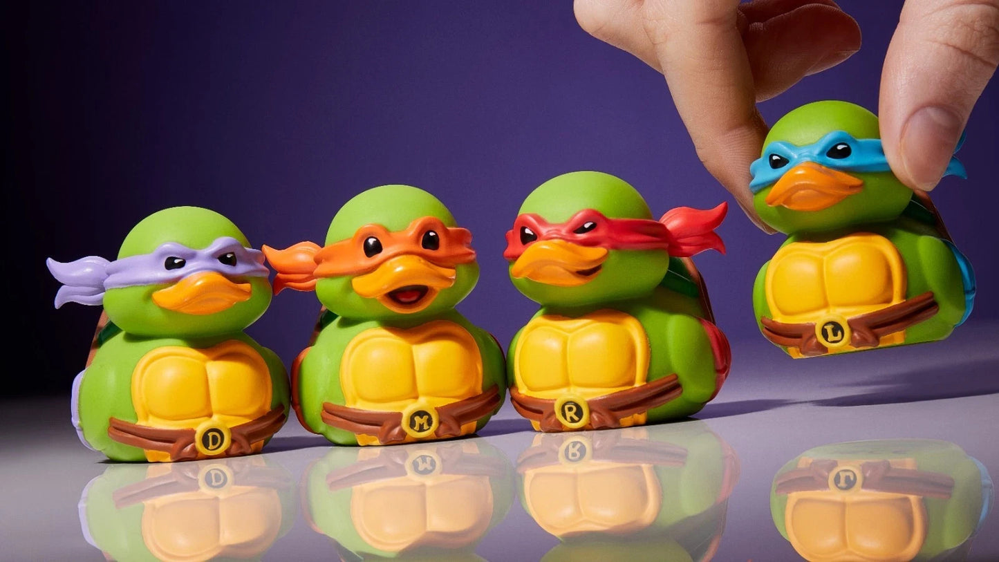 TUBBZ Mini Donatello Raphael Michelangelo Leonardo Full Set Collectible Figures