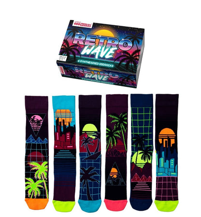 ODDSOCKS RETRO WAVE SOCKS