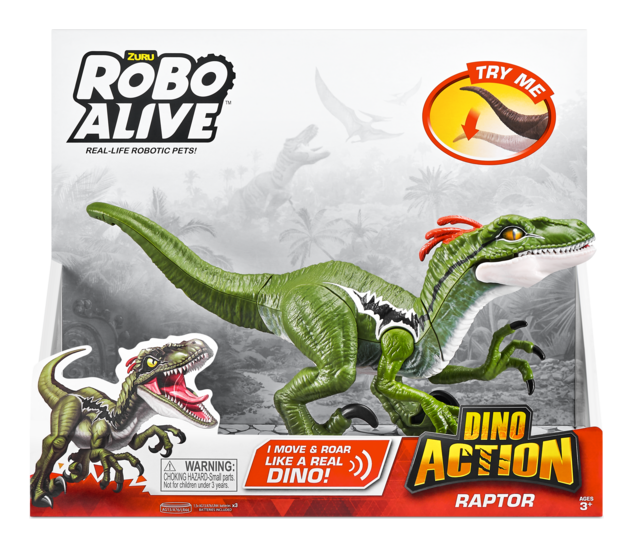 Robo Alive Dino Action Raptor Series 1 - WAS £10.49 NOW £8.99 (ONLY 3 LEFT!)