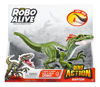 Robo Alive Dino Action Raptor Series 1 - WAS £10.49 NOW £8.99 (ONLY 3 LEFT!)