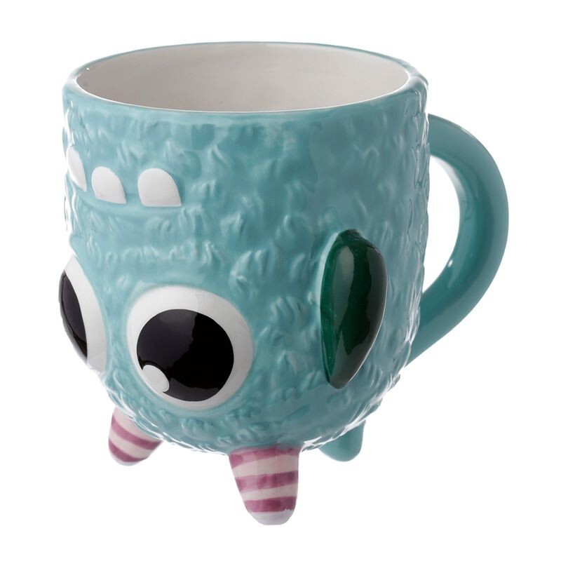 Monstarz Monster Blue Upside Down Ceramic Shaped Mug - Was £7.99 NOW £4.99