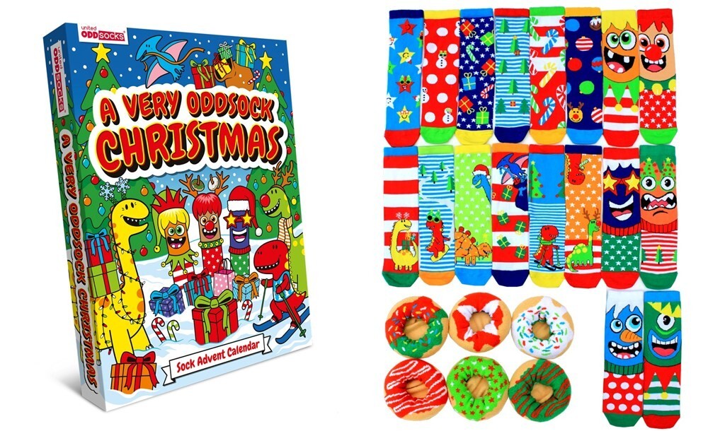 United Oddsocks 24 Days Kids Christmas Advent -Was £34.99 NOW £24.99 - LAST ONE!