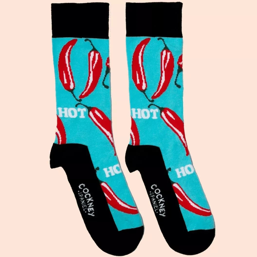Cockney Spaniel HOT STUFF Socks