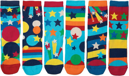 United Oddsocks Box Of 6 Happy Birthday To You UK 12-5