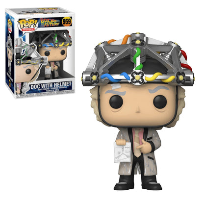 FUNKO POP! DOC With HELMET #959 Back to the Future Vinyl Figure