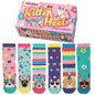 Kids Socks Kitten Heel Box OddSocks 6 Single Cotton  Girls Children UK 12-5.5