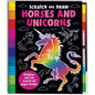 Scratch and Draw Horses and Unicorns by Joshua George (NEW & SEALED)