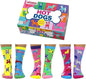 UNITED ODDSOCKS HOT DOG  SIX DOG ODD SOCKS FOR LADIES UK 4 - 8 GIFT IDEA