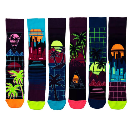 ODDSOCKS RETRO WAVE SOCKS