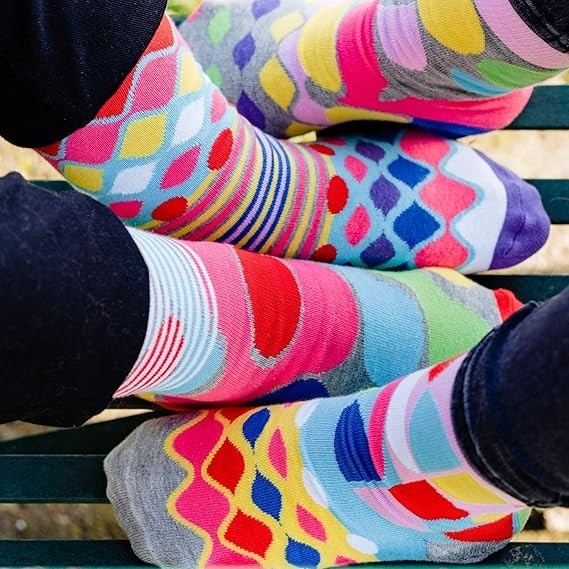 UNITED ODDSOCKS FOOT KANDY SIX PICK AND MIX ODD SOCKS LADIES UK 4 - 8 GIFT IDEA