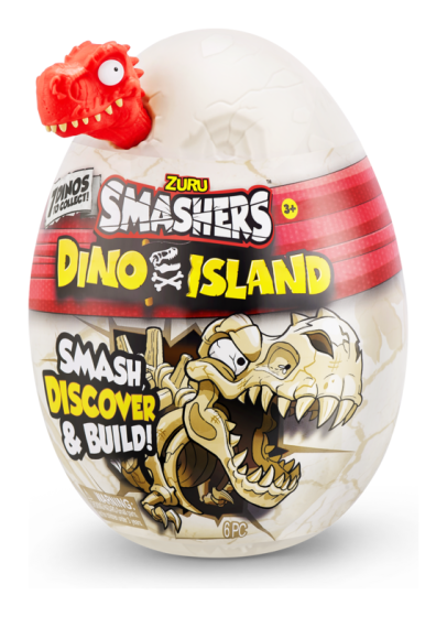 Zuru Smashers Dino Island Nano Egg Random Assorted Styles Age 5+ New